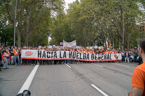 Manifestación por la vivienda. Madrid, 3 de octubre de 2026